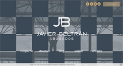 Desktop Screenshot of javierbeltranabogados.com